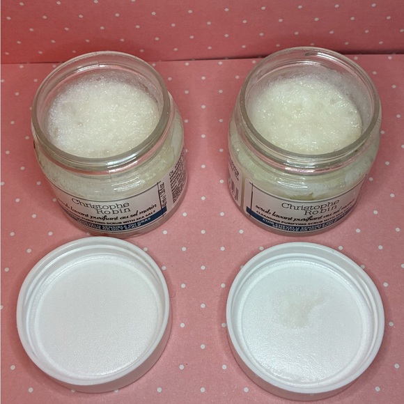 2x Christophe Robin Scrub Cleansing Purifying Scrub w/ Sea Salt 40mL ea $30 Val - Picture 7 of 7